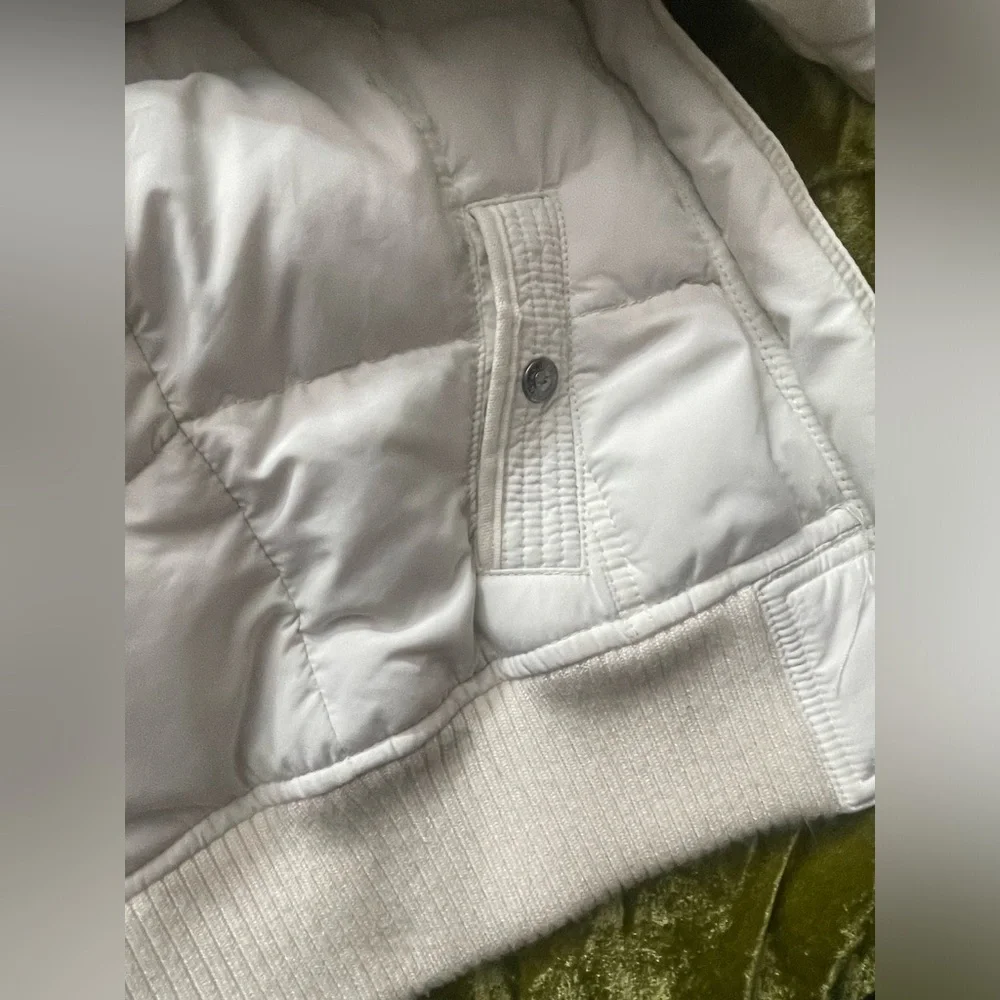 Jennifer body cream white  Puffer Jacket hollister vintage rare gap hoodie - Picture 12 of 15